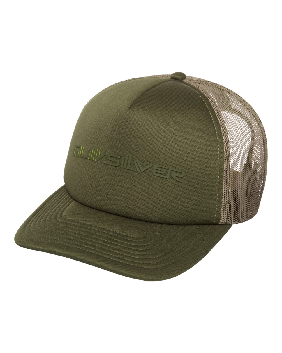 Mens Classic Foam Omni Trucker Cap-Green