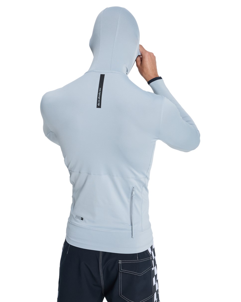 Mens Highline Long Sleeve UPF 50 Hooded Surf T-Shirt (SJE0)