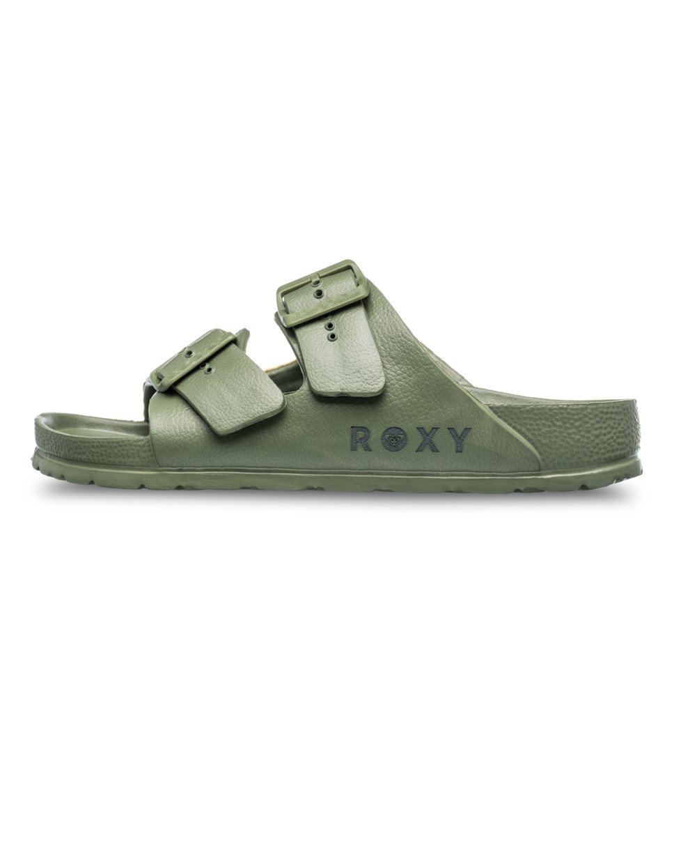 Womens Kattie Sliders-Green