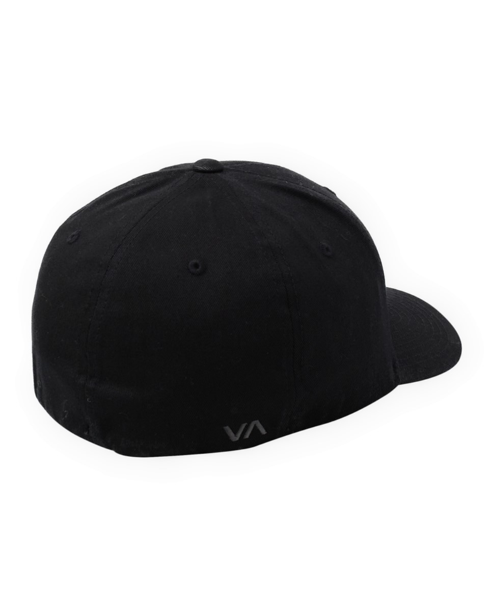 Mens RVCA Flex Fit Hat (BLK)