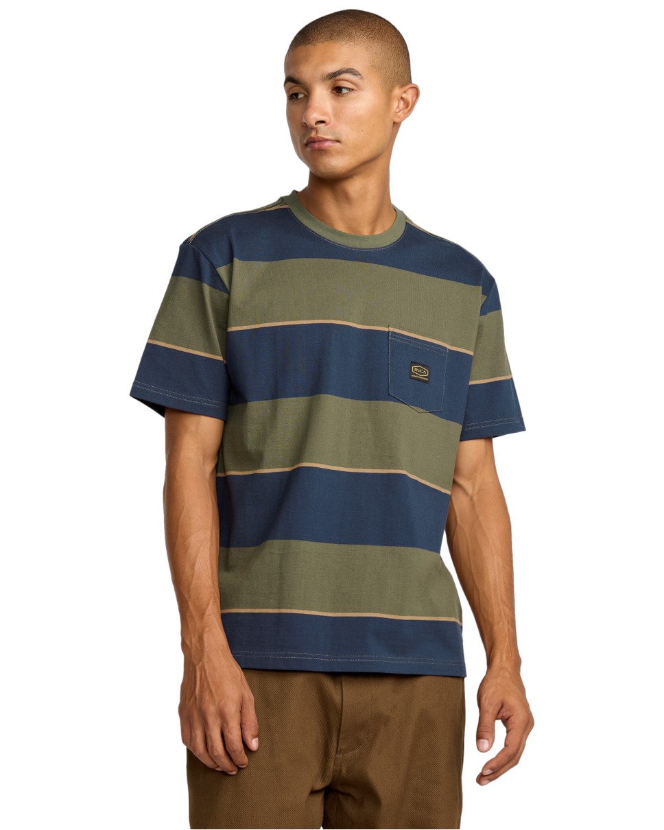 Mens Dayshift Stripe Short Sleeve T-Shirt