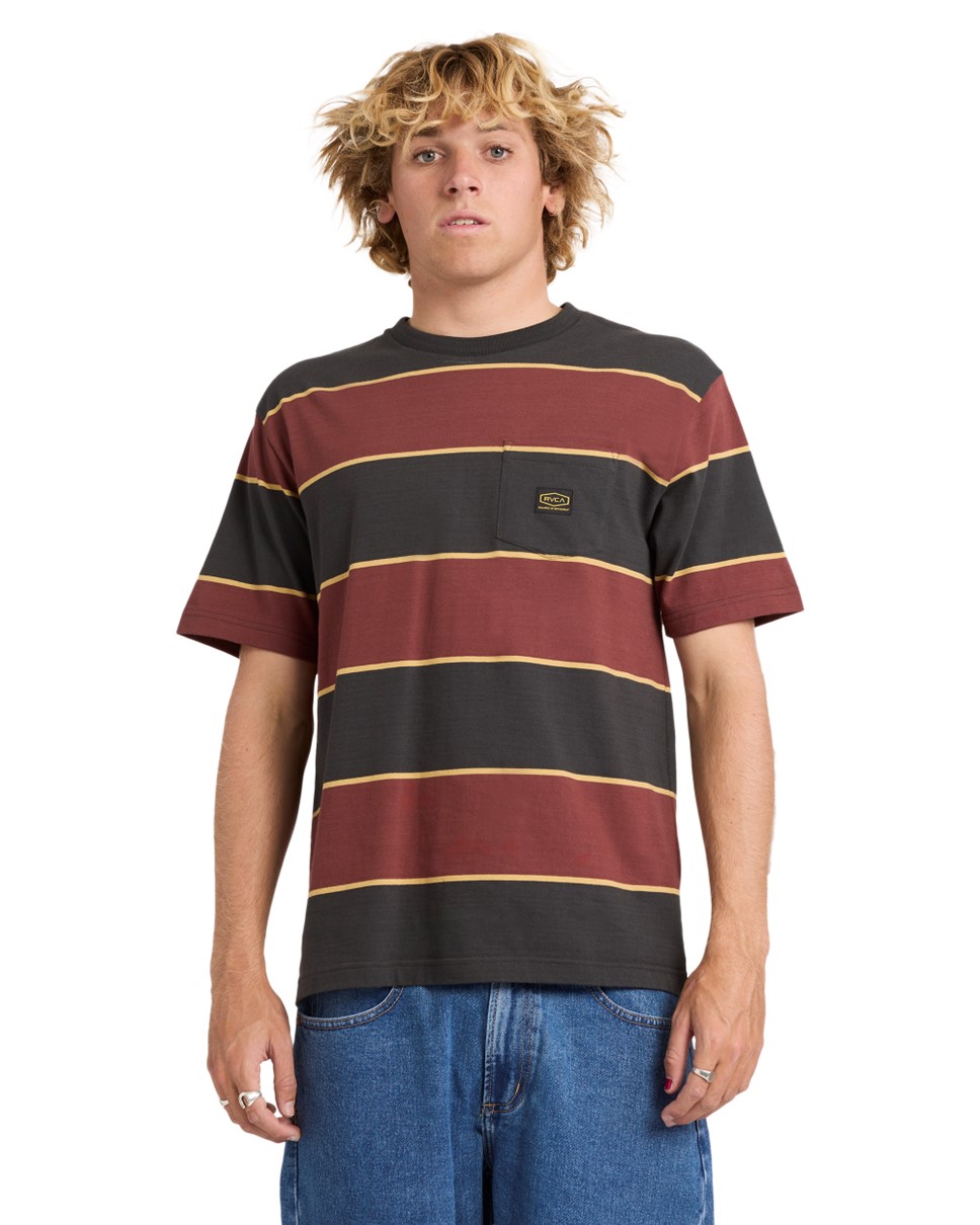 Mens Day Shift Stripe Short Sleeve T-Shirt