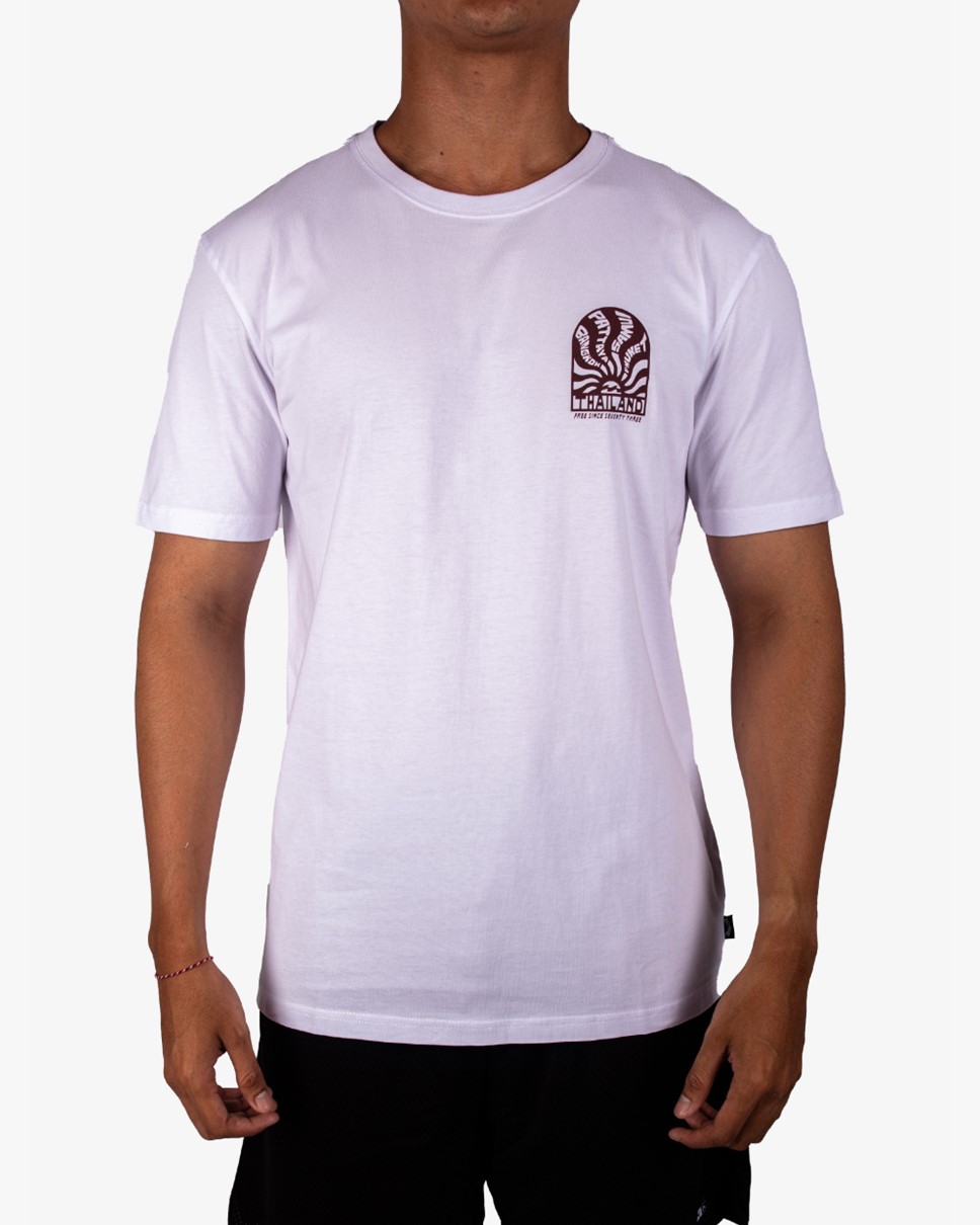 Mens Thailand Sun Rays SS-White