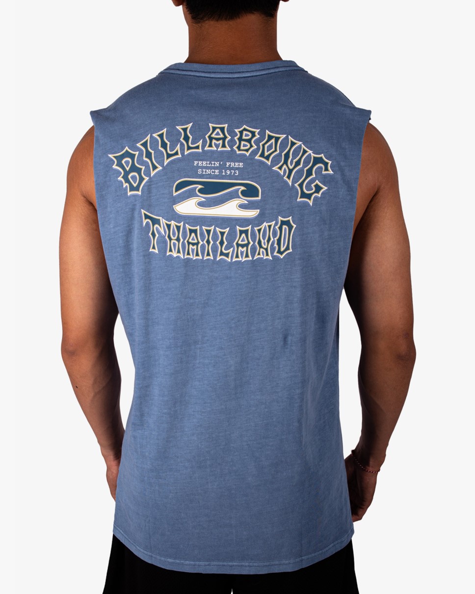 Mens Heritage Thailand Muscle-Blue