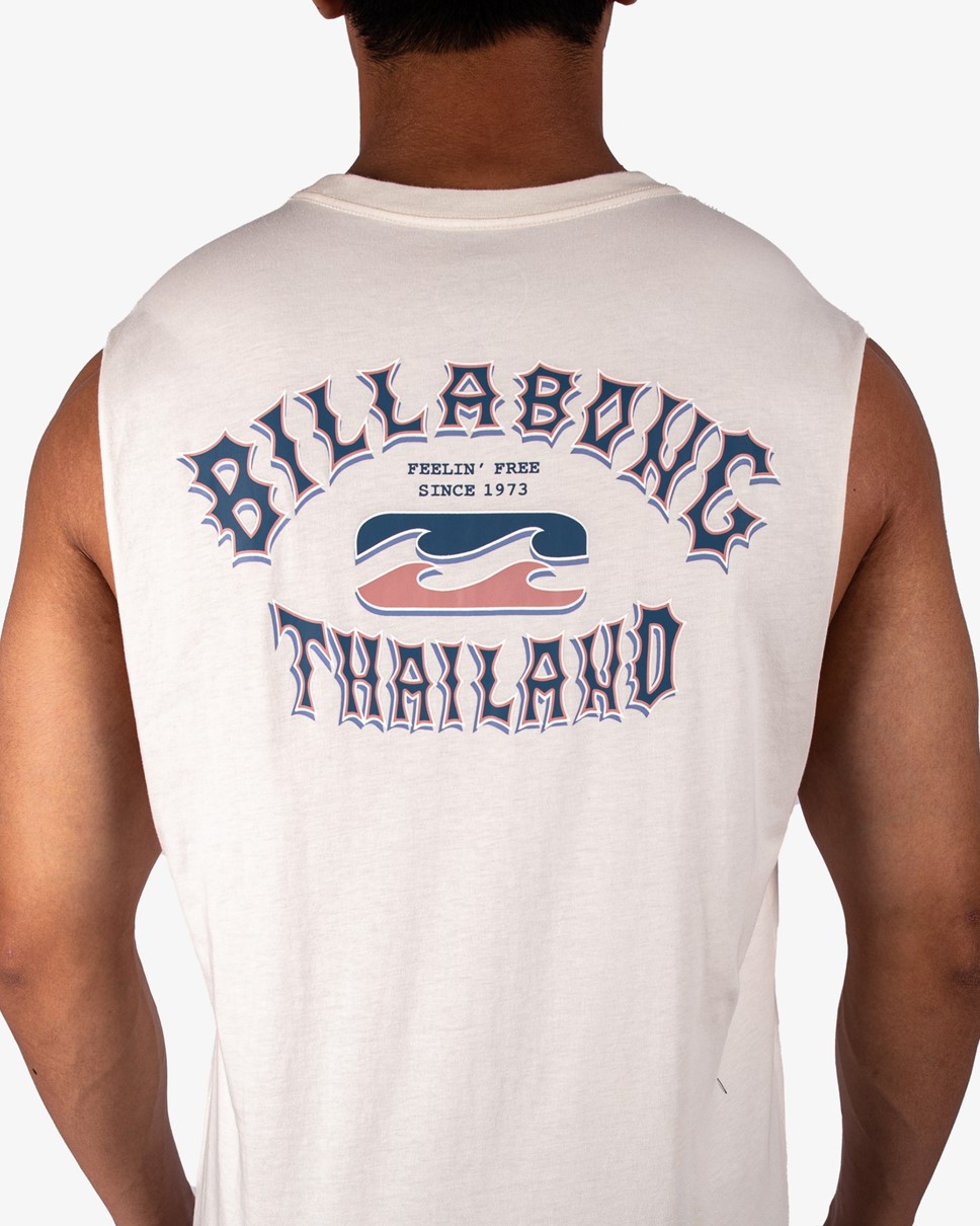 Mens Heritage Thailand Muscle-White