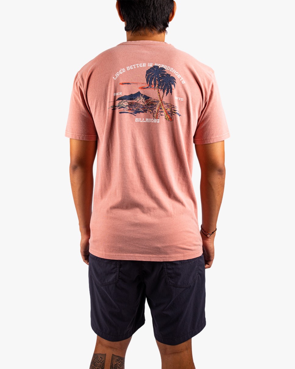 Mens Better Short Sleeve T-Shirt-Pink