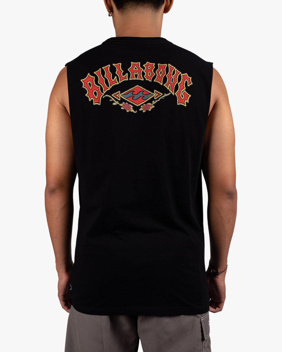 Mens Rose Arch Muscle Tank