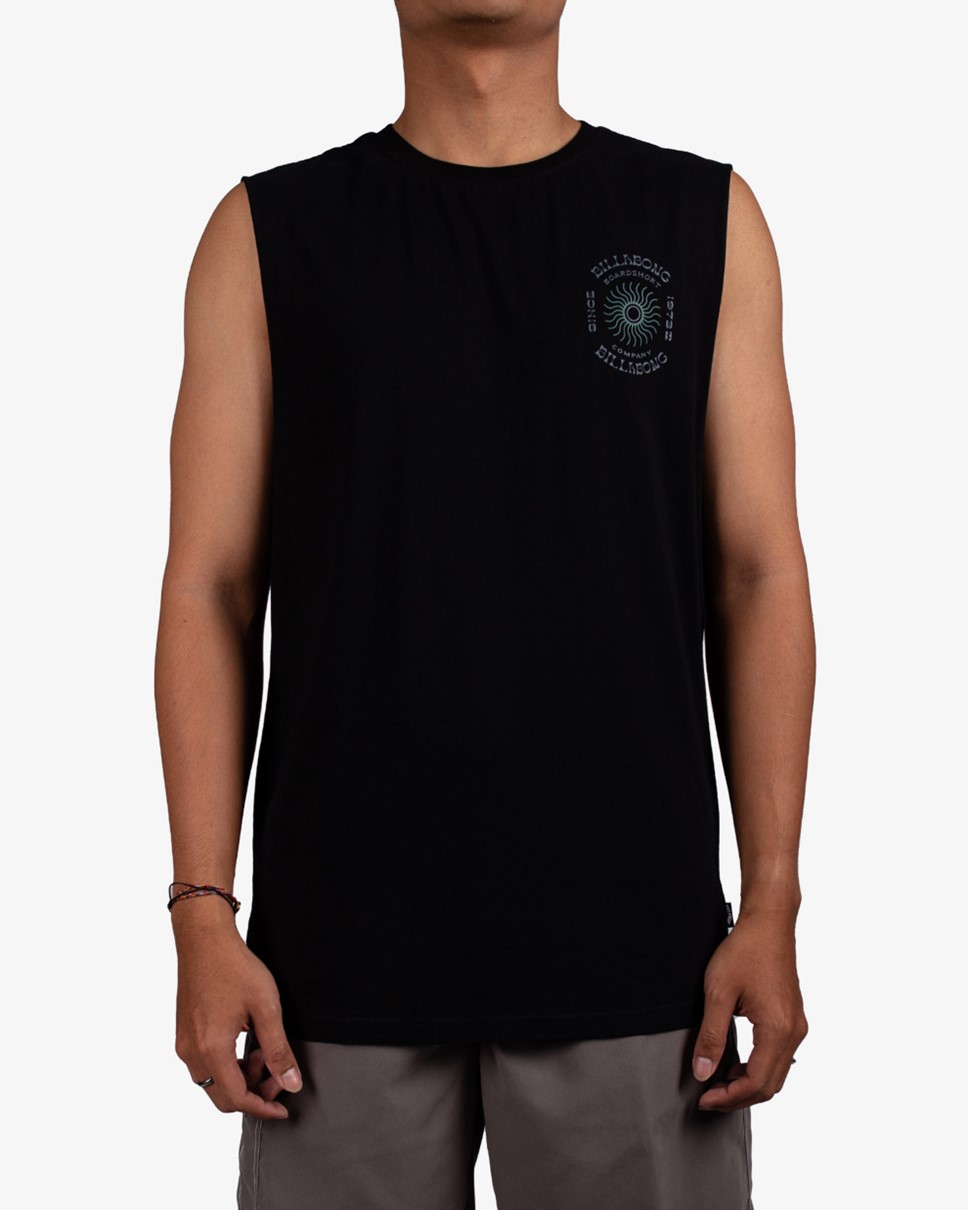 Mens Sunrise Muscle-Black