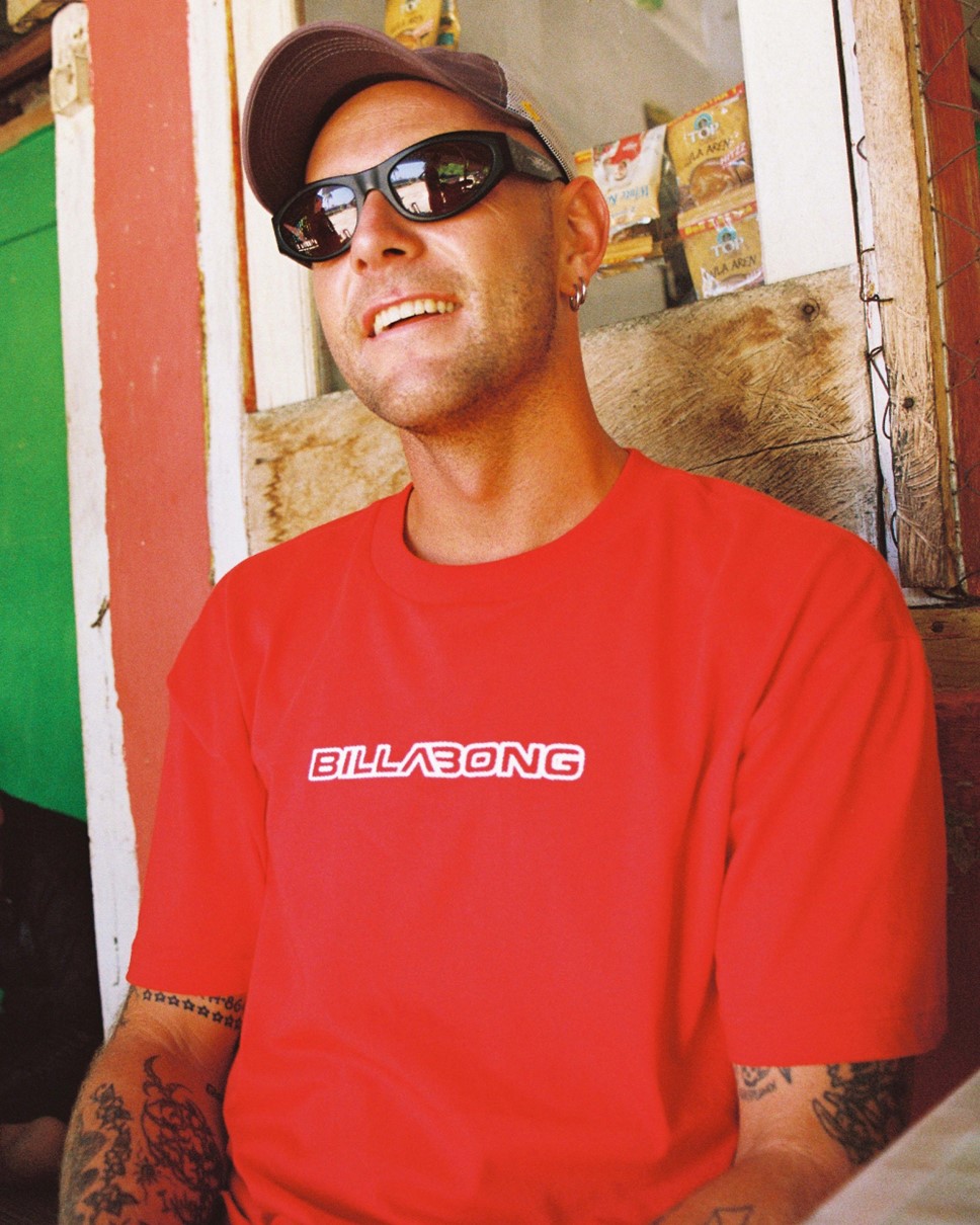 Mens Spec 73 Halftone OG SS Tee-Red