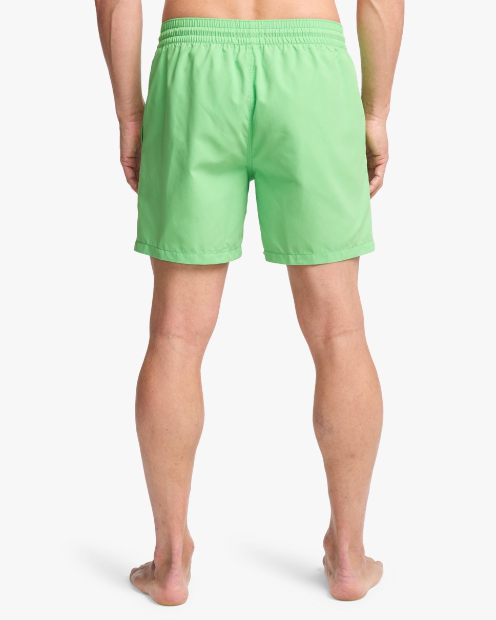 Mens All Day 16" Layback Swim Shorts-Green