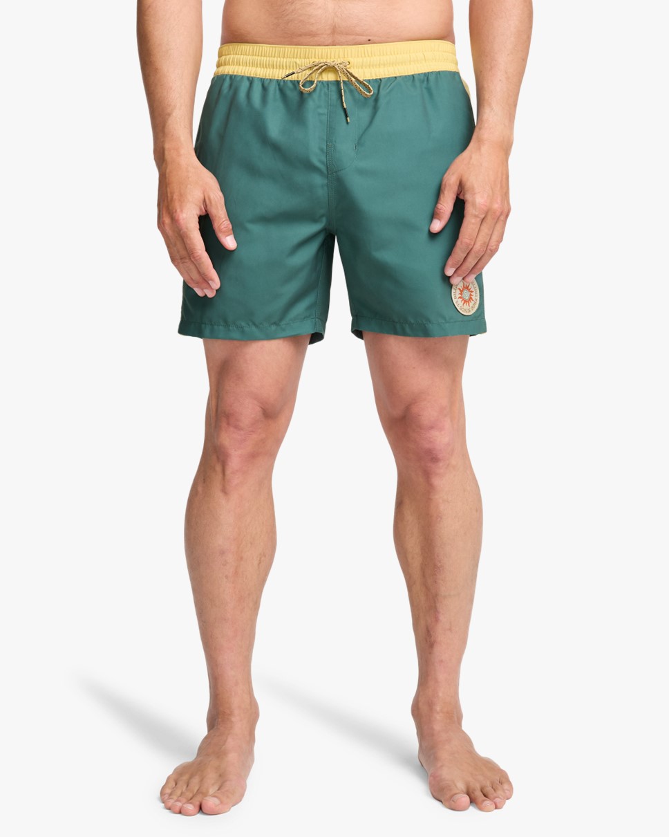 Mens Dbah Panel Layback Swim Shorts (BMR0)