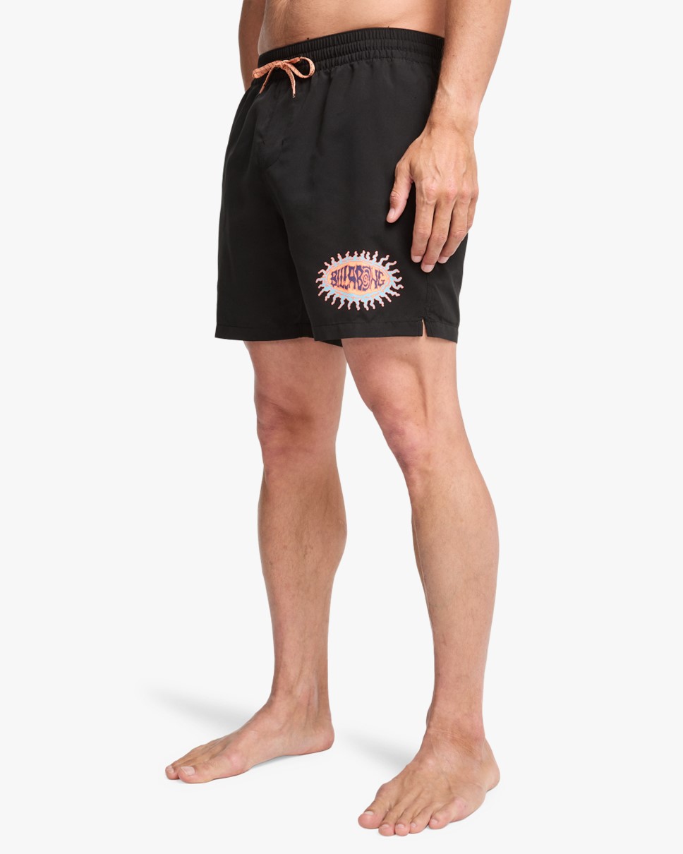 Mens Foundation Layback Swim Shorts (BLK)