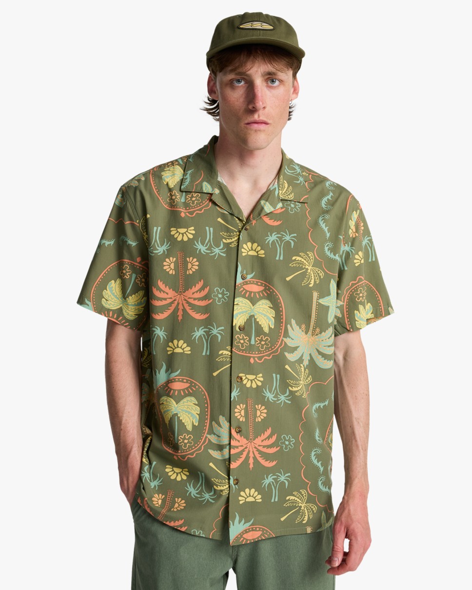 Mens Vacay Short Sleeve Shirt (GLW0)