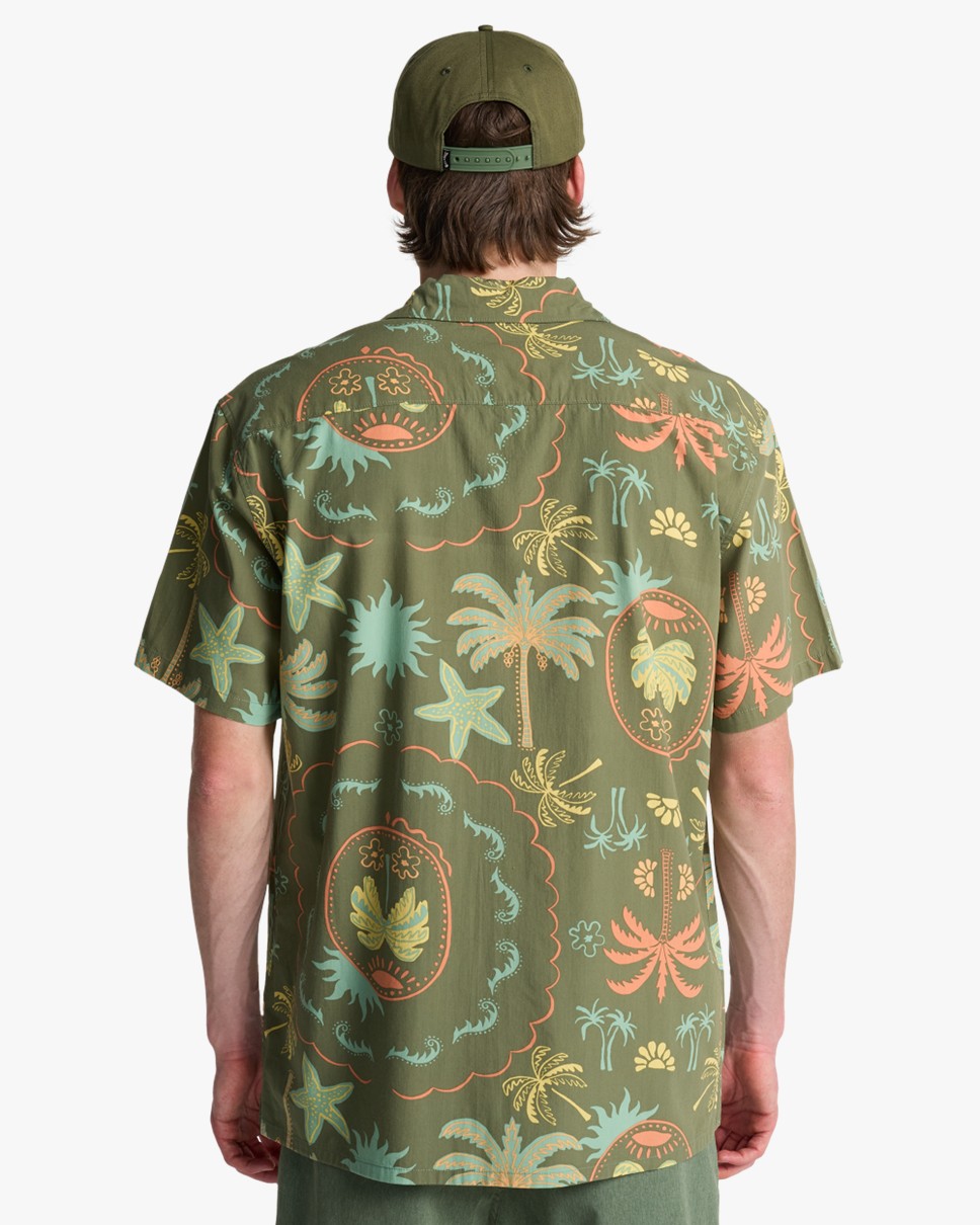 Mens Vacay Short Sleeve Shirt (GLW0)