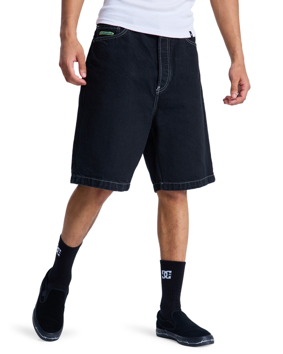 Mens Baggy Denim Shorts (KVJW)