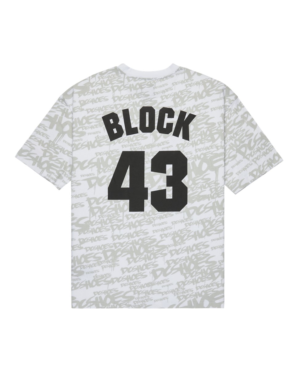 Mens Block43 HSS T-Shirt-White