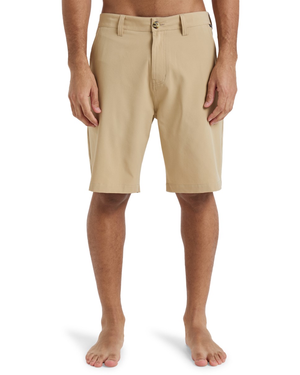 Mens Union Amphibian 20" Hybrid Shorts-Beige
