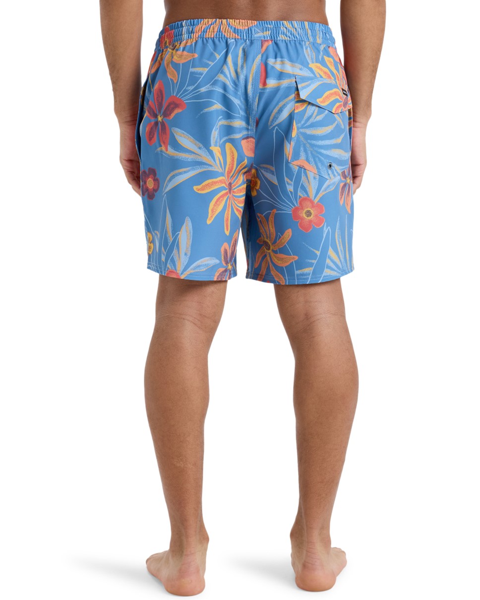 Mens Surfsilk Straight Volley 17"  Swim Shorts (BLQ7)