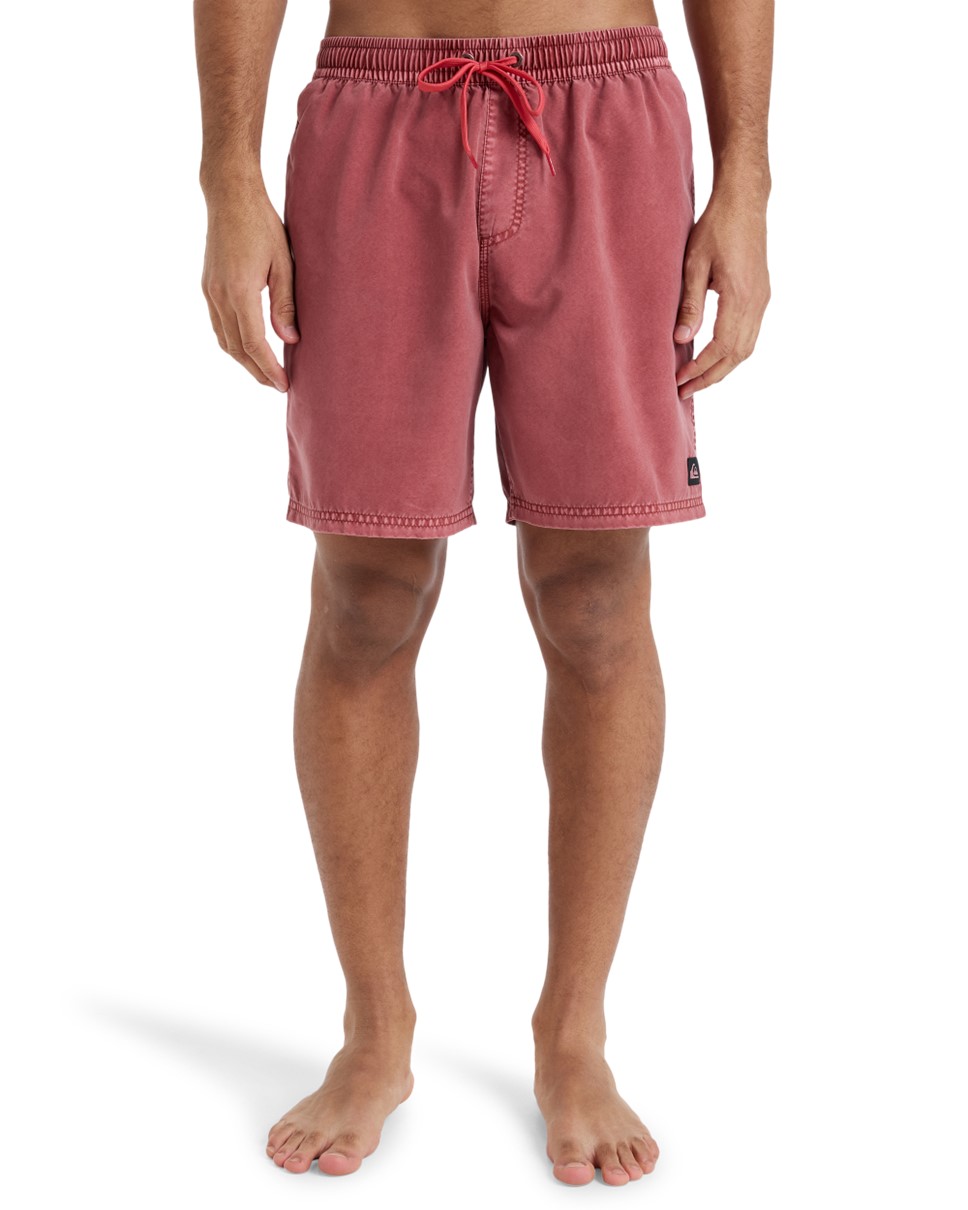 Mens Everyday Surfwash 17" Volley-Red