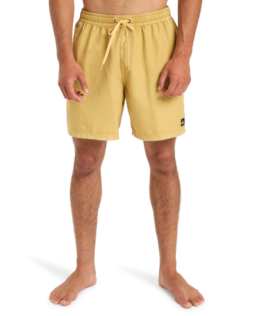 Mens Everyday Surfwash 17" Swim Shorts-Yellow