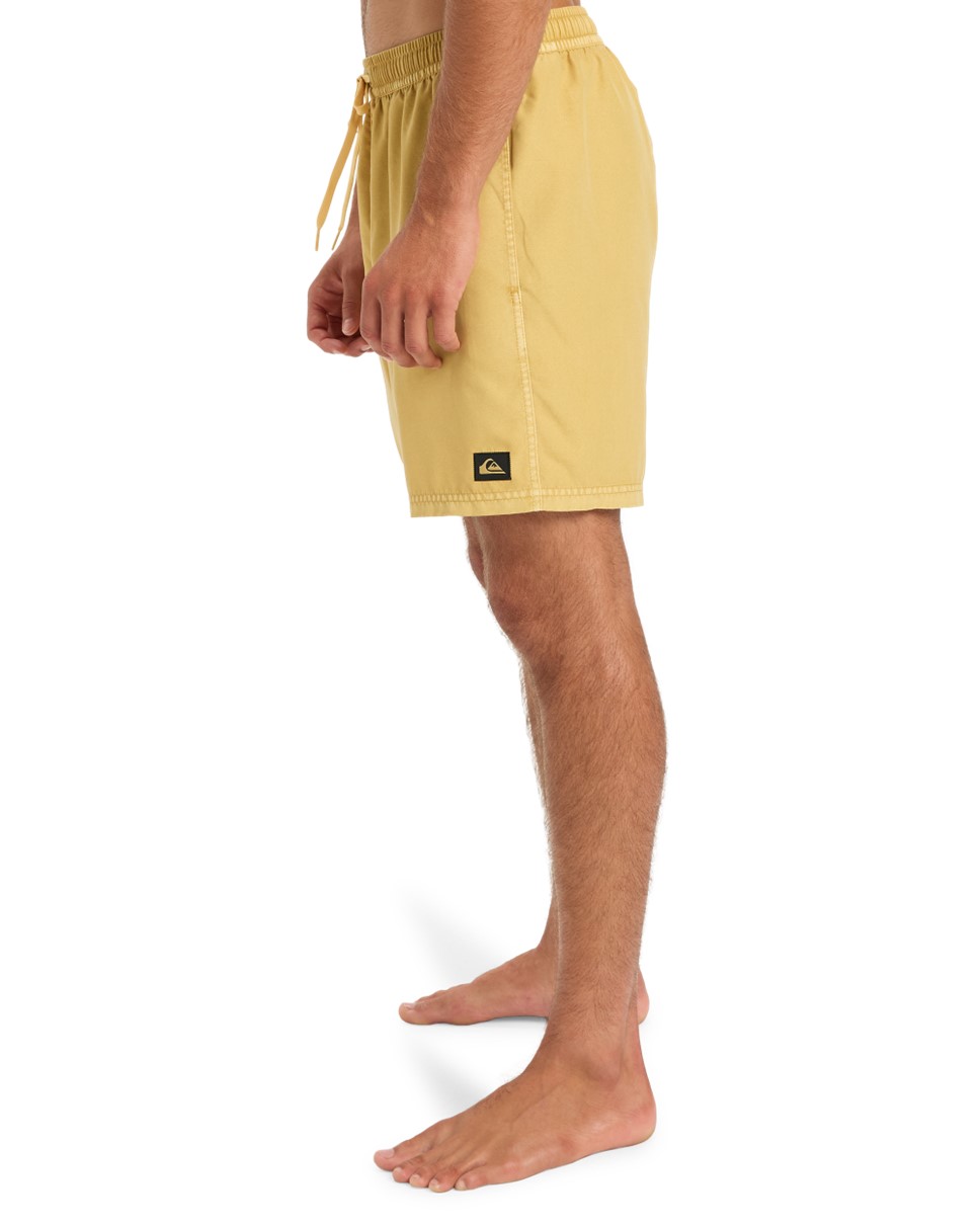 Mens Everyday Surfwash 17" Swim Shorts-Yellow