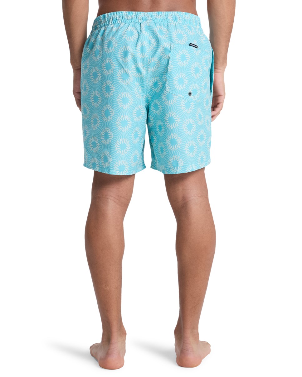 Mens Everyday Printed Volley 17" Swim Shorts (BJK7)