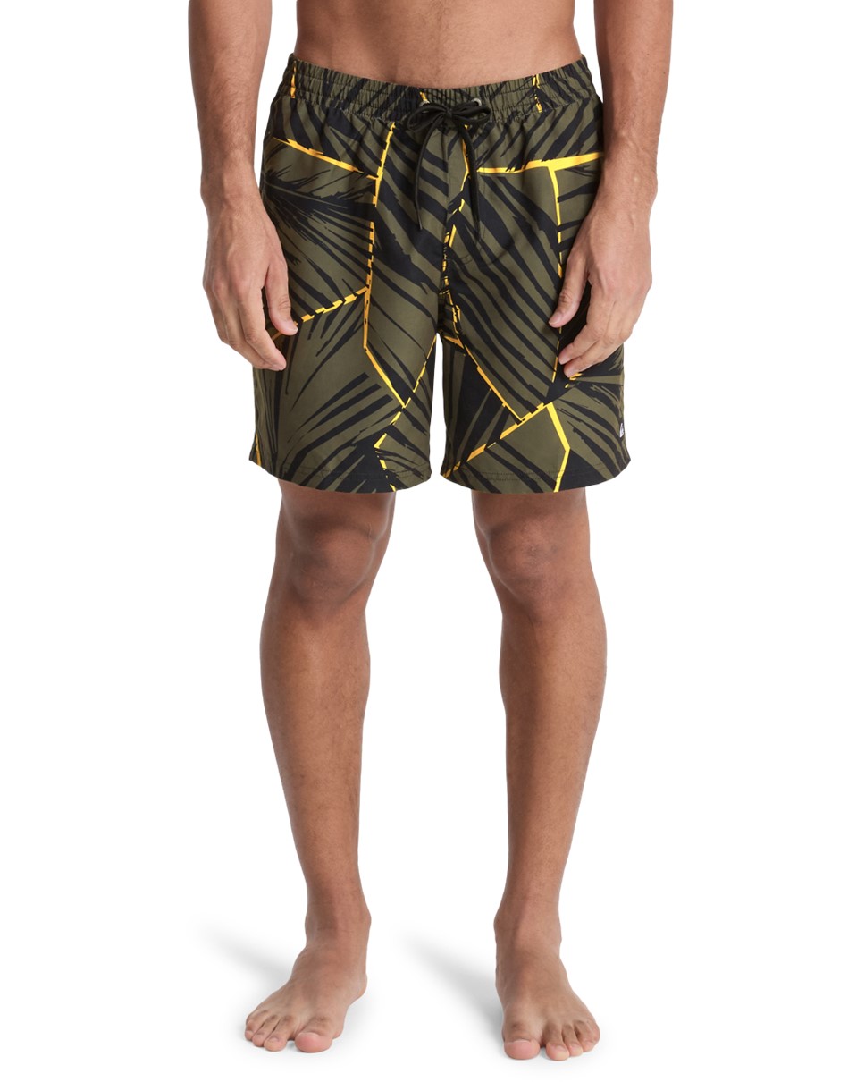 Mens Everyday Printed Volley 17" Swim Shorts (CRE6)