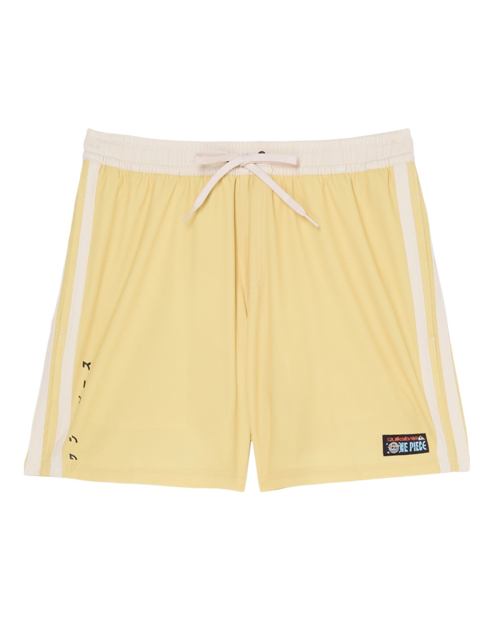 Mens OPQS Solid Volley 16" Swim Shorts-Yellow