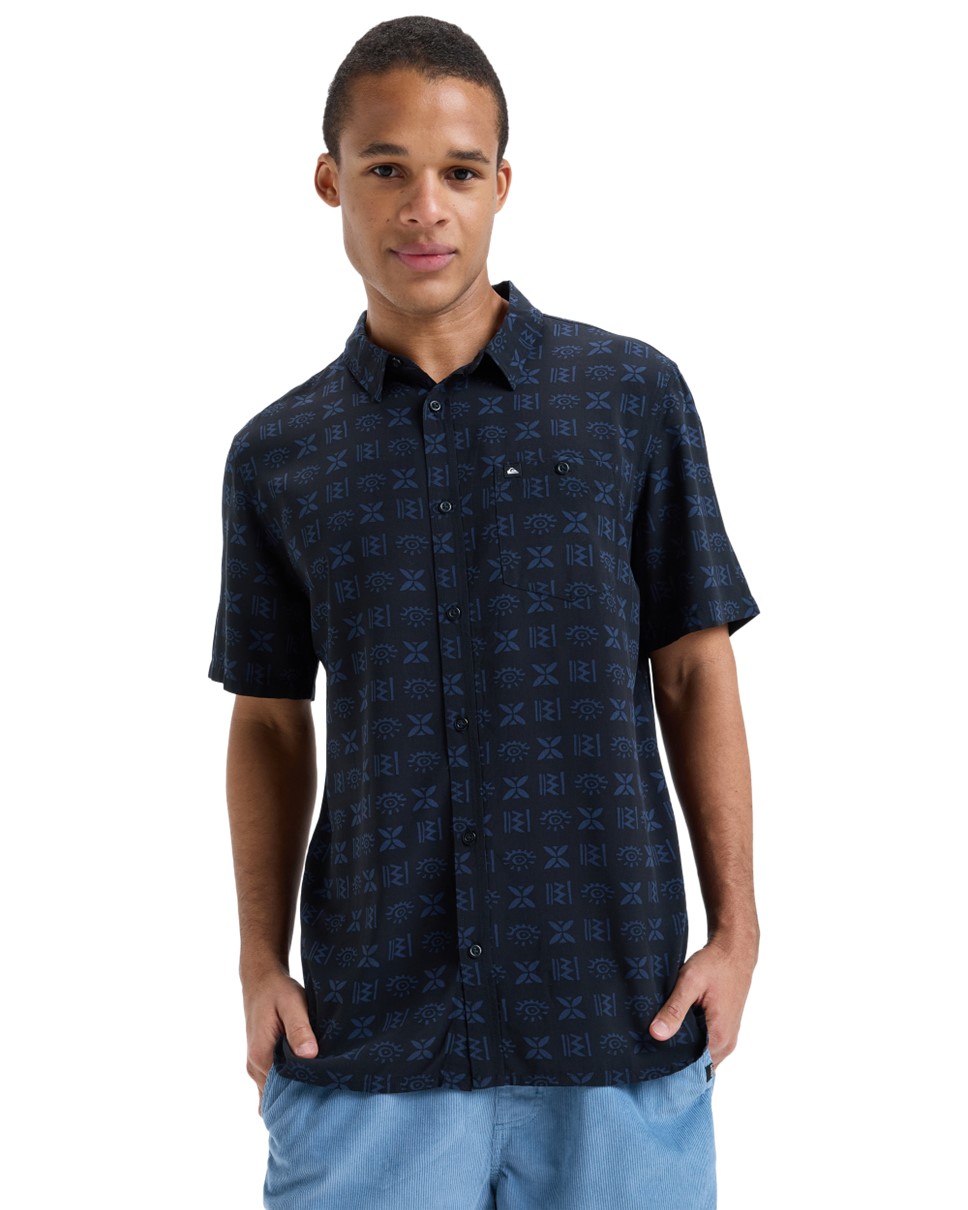 Mens Safe Paradise  Short Sleeve Shirt (KVJ6)