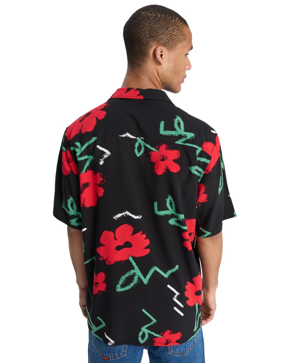 Mens Safe Paradise Short Sleeve Shirt (KVJ6)
