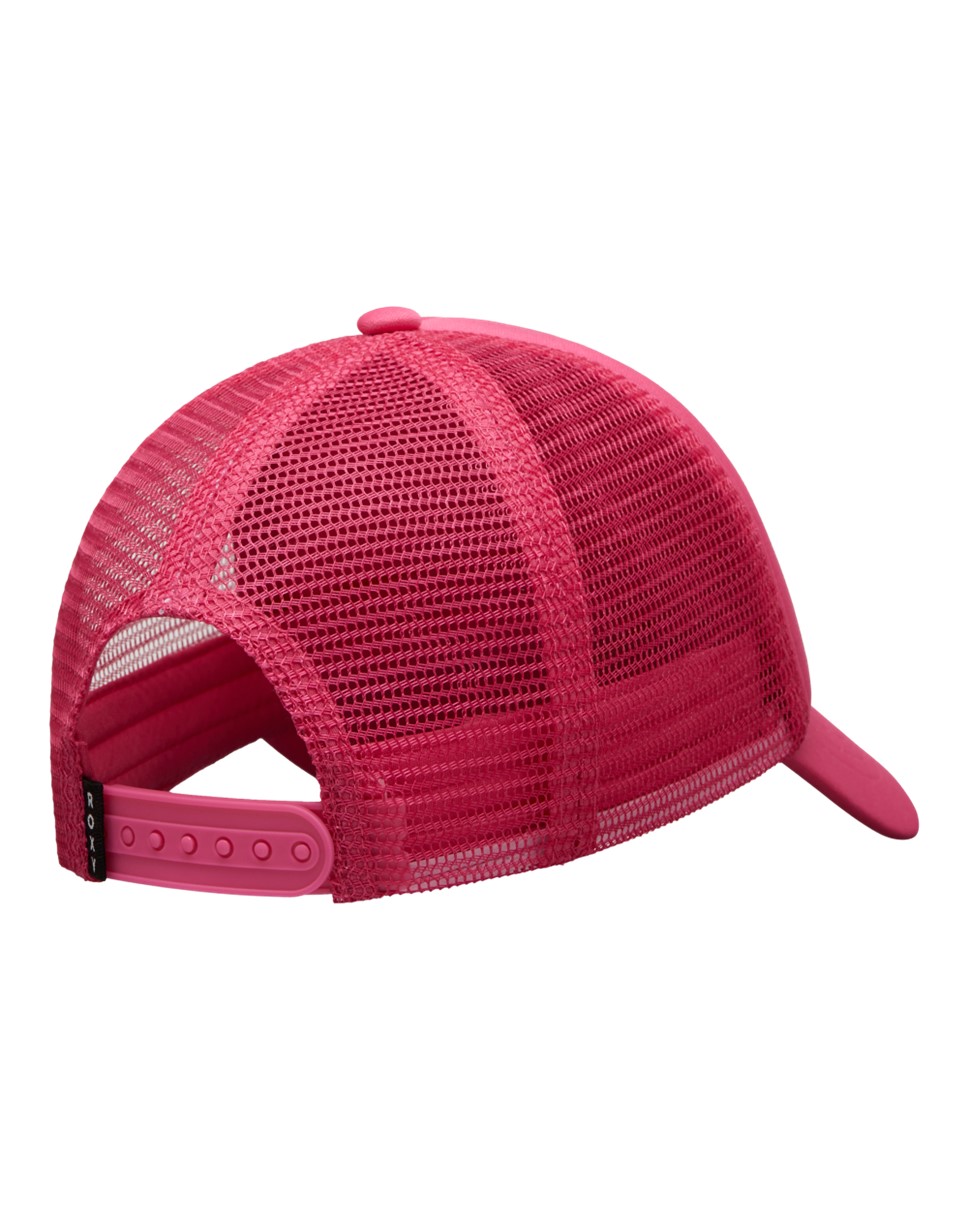 Girls 8-16 Roxy Girl Reggae Town Trucker Cap-Pink