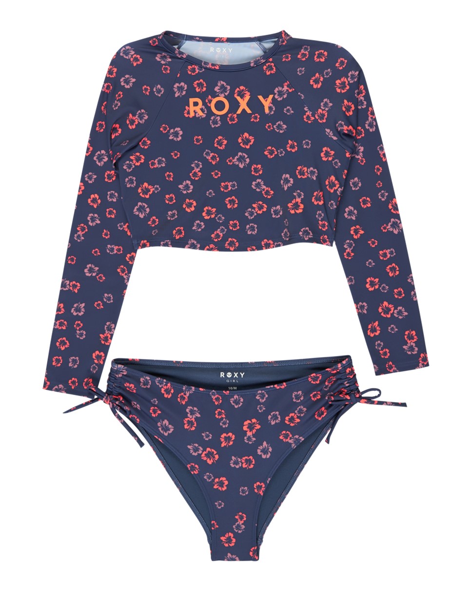 Girls 8-16 Cute Ditsy Crop Lycra Set