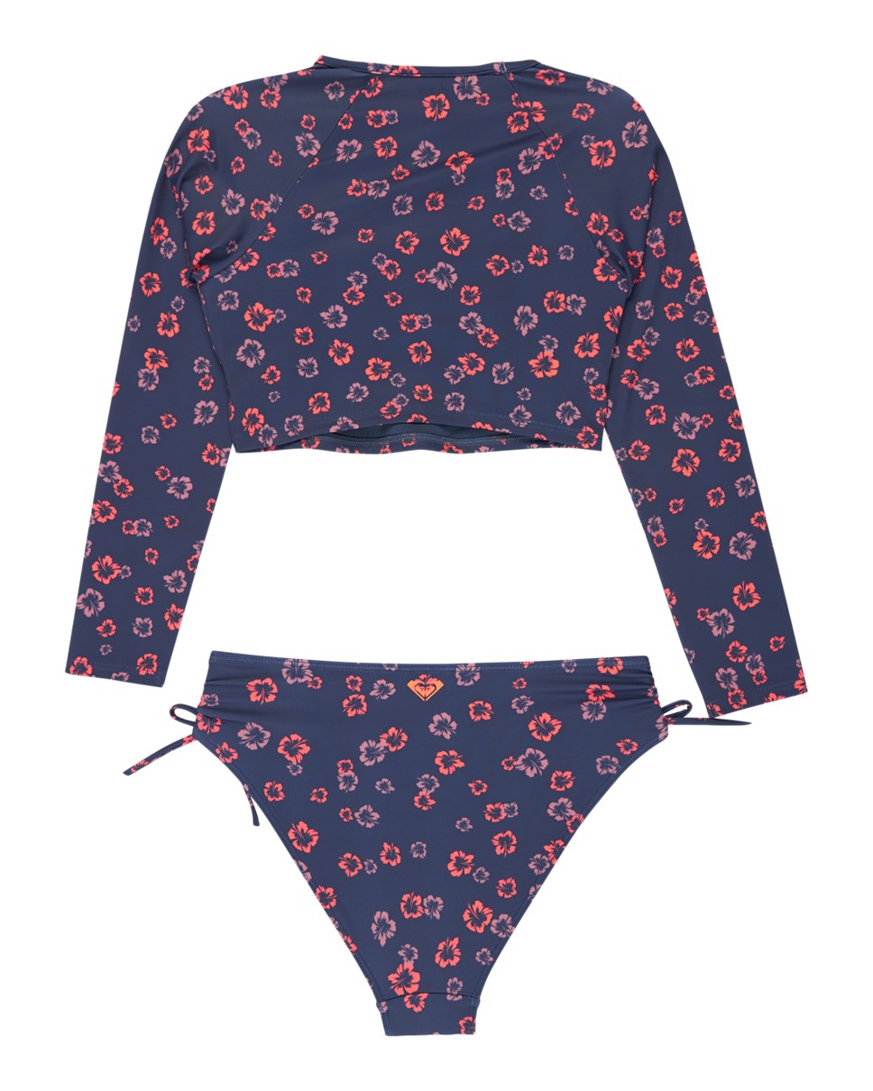Girls 8-16 Cute Ditsy Crop Lycra Set
