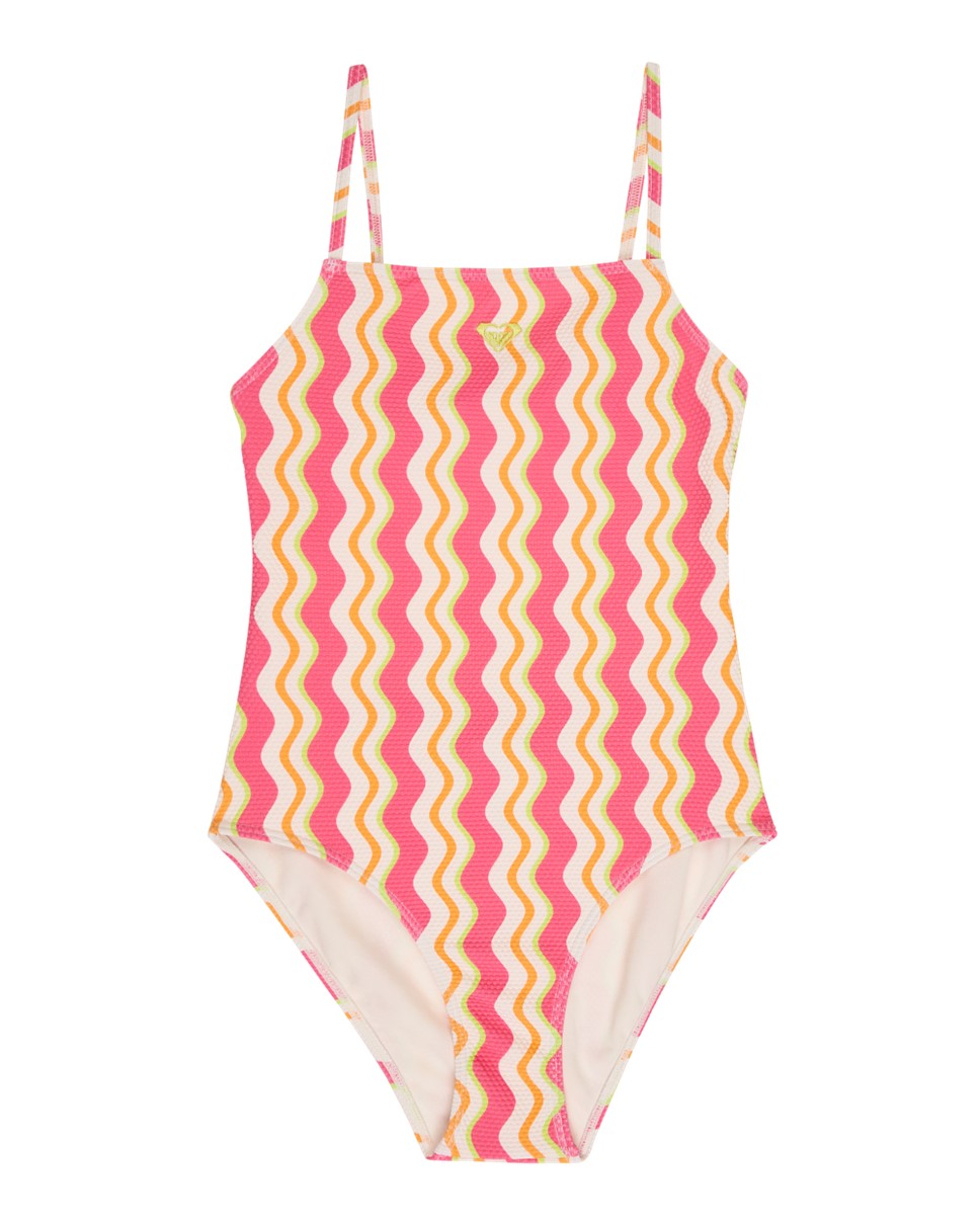 Girls 8-16 Bold Waves One-Piece
