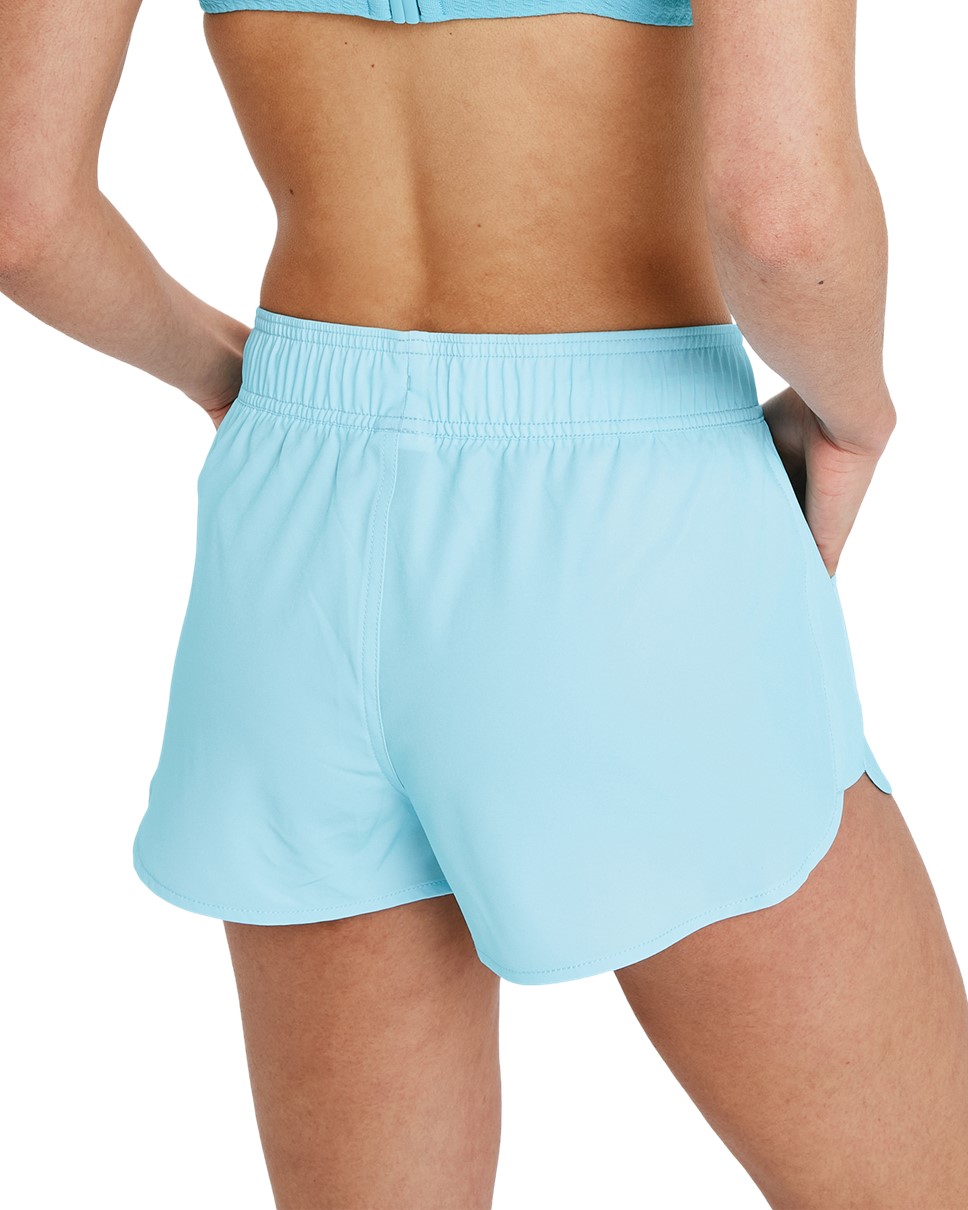 Womens No Bad Waves 2" Boardshorts-Blue