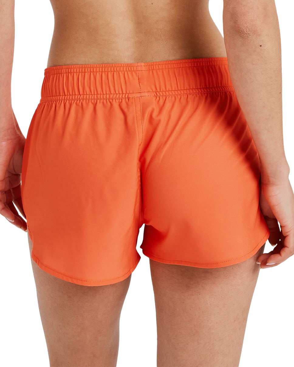 Womens No Bad Waves 2" Boardshorts-Orange