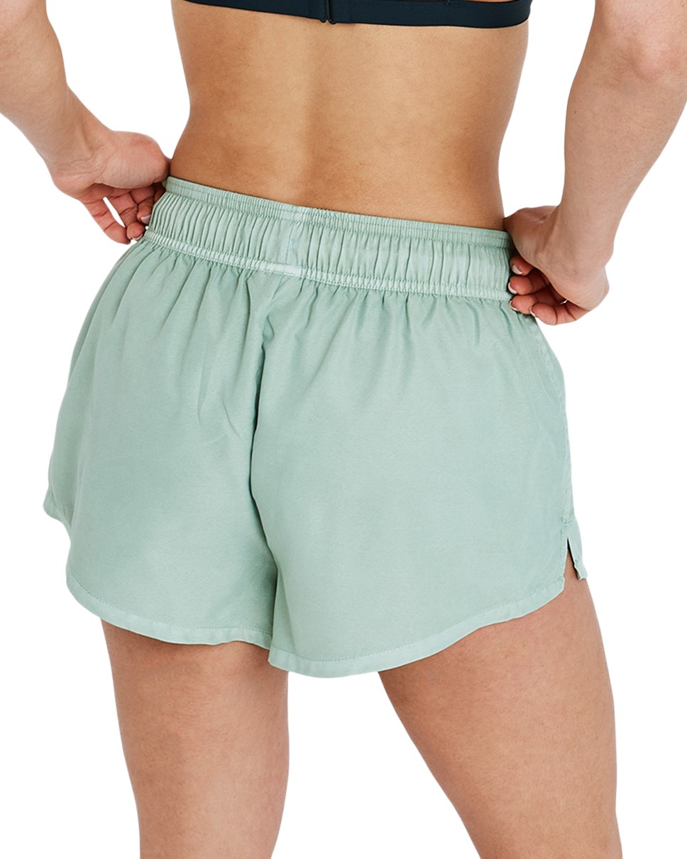 Womens No Bad Waves Boardshorts-Green