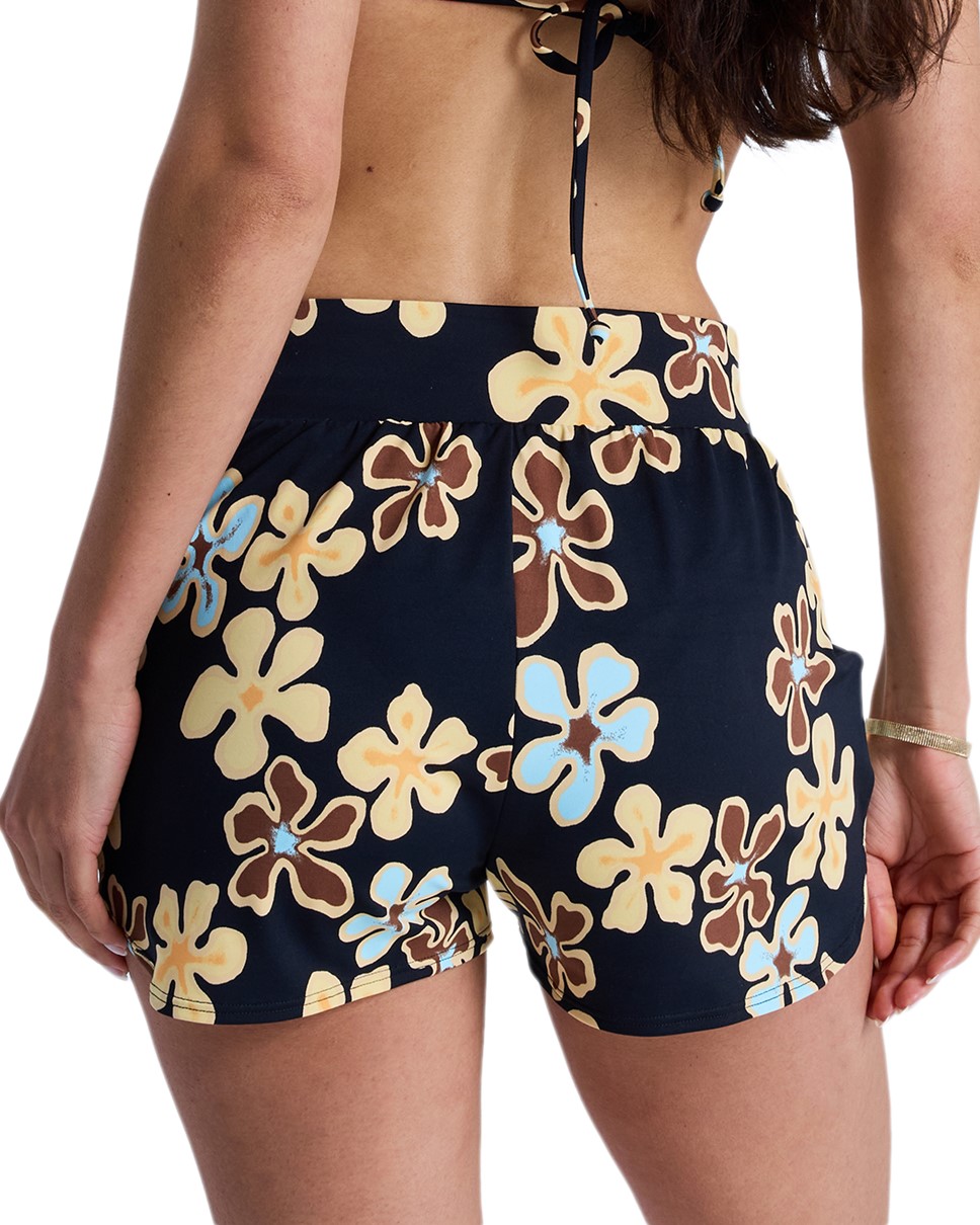 Womens Retro Aloha Sand Lover High Waist Boardshorts