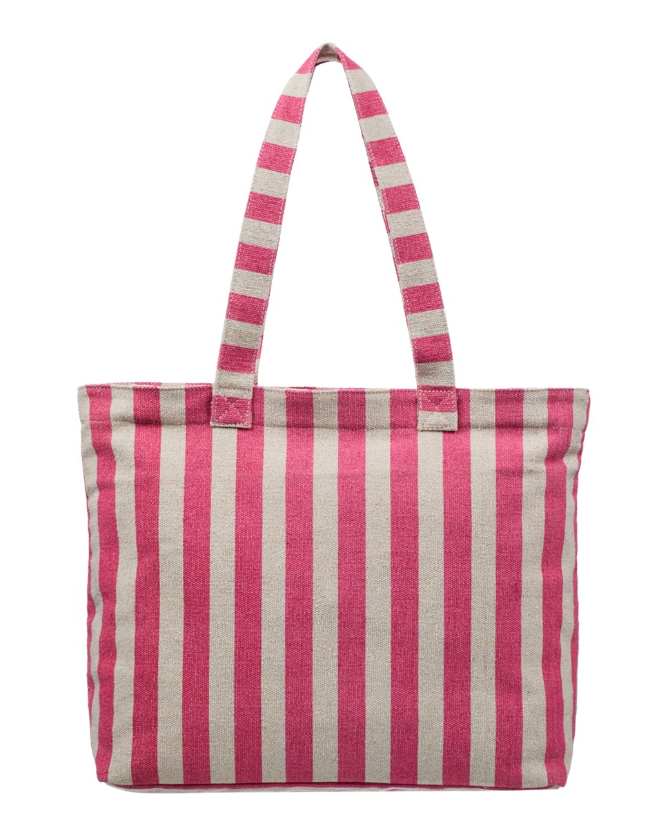 Womens Fairy Mist Beach Tote Bag-Pink