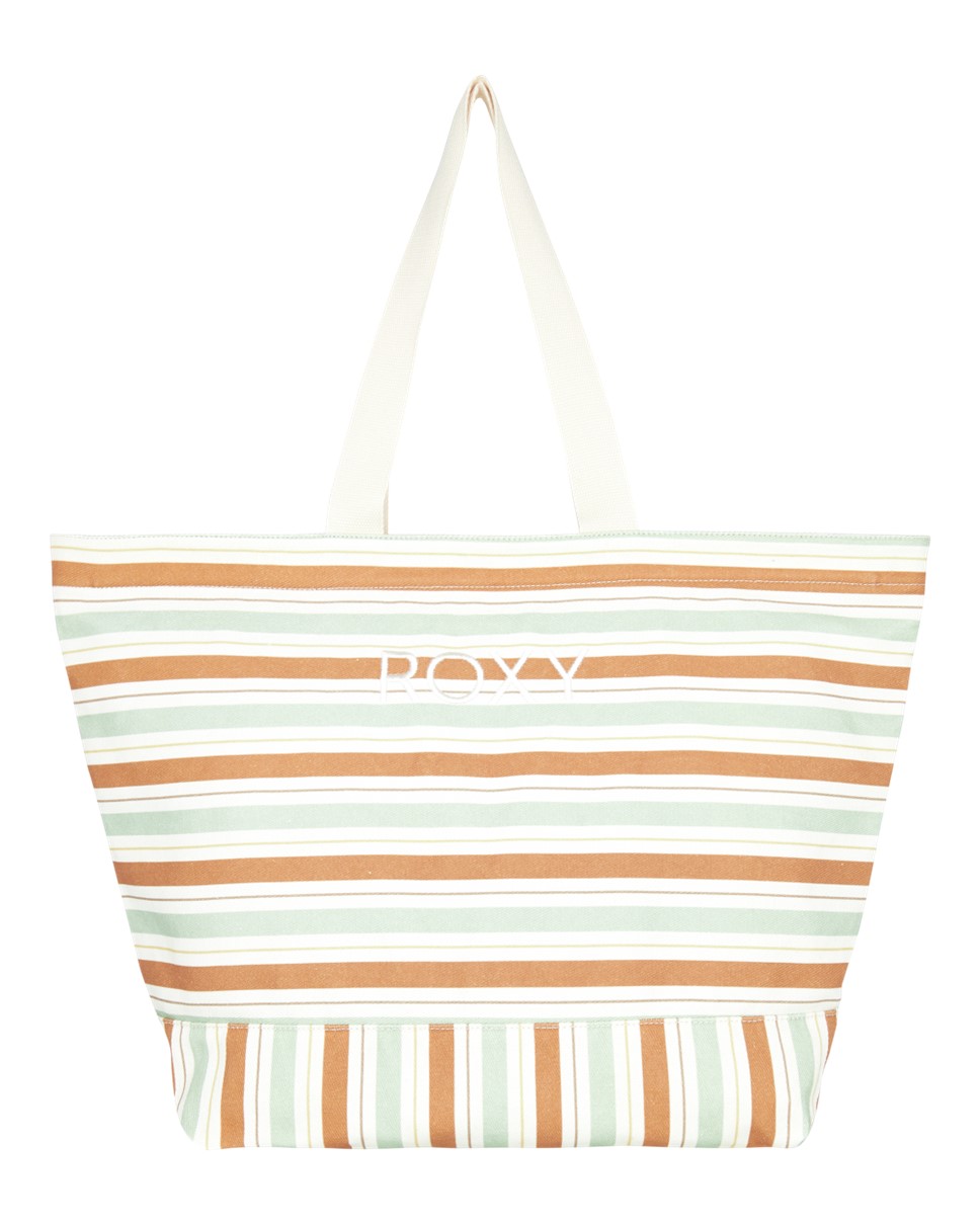 Womens Island Soul Stripy Beach Large Tote Bag