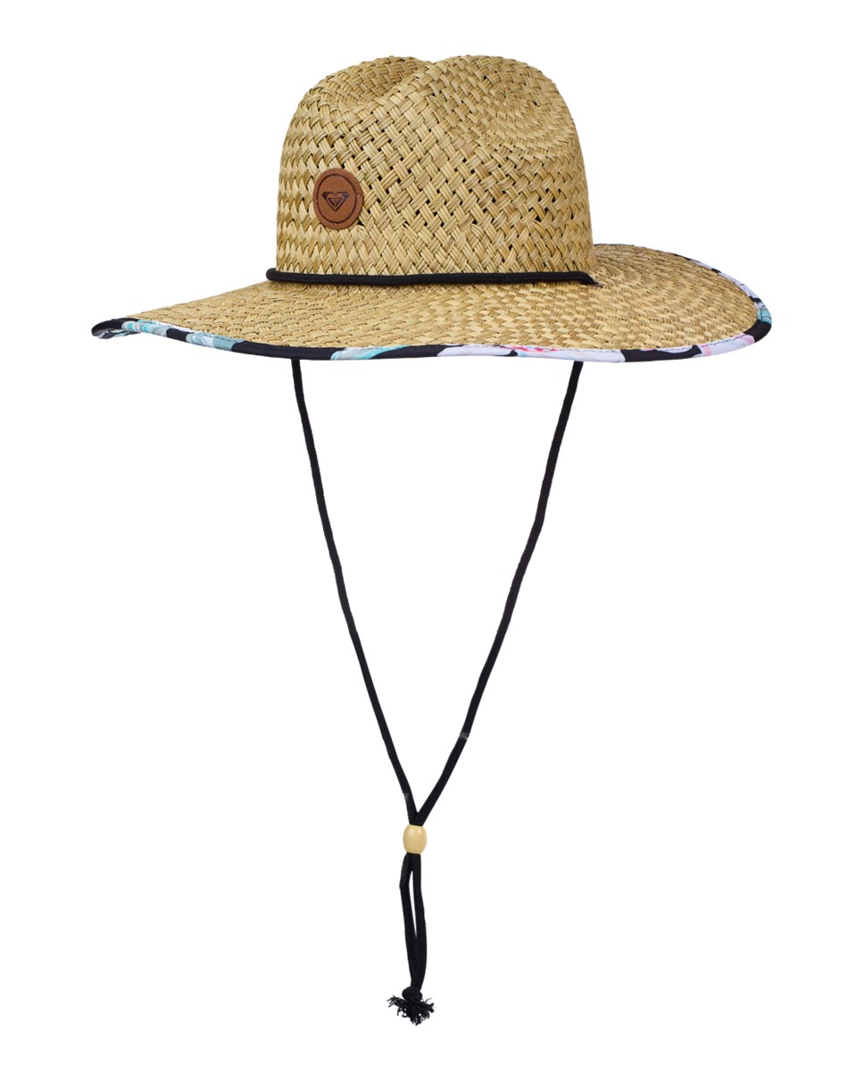 Womens On The Beach Pina To My Colada Printed Sun Hat