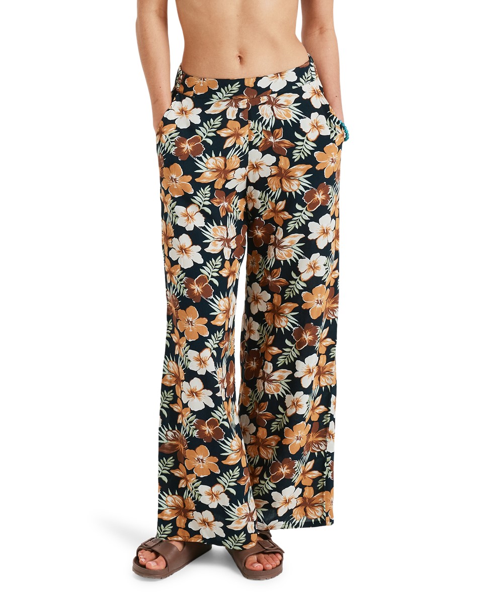 Womens Island Soul Midnight Avenue Crepe Pants