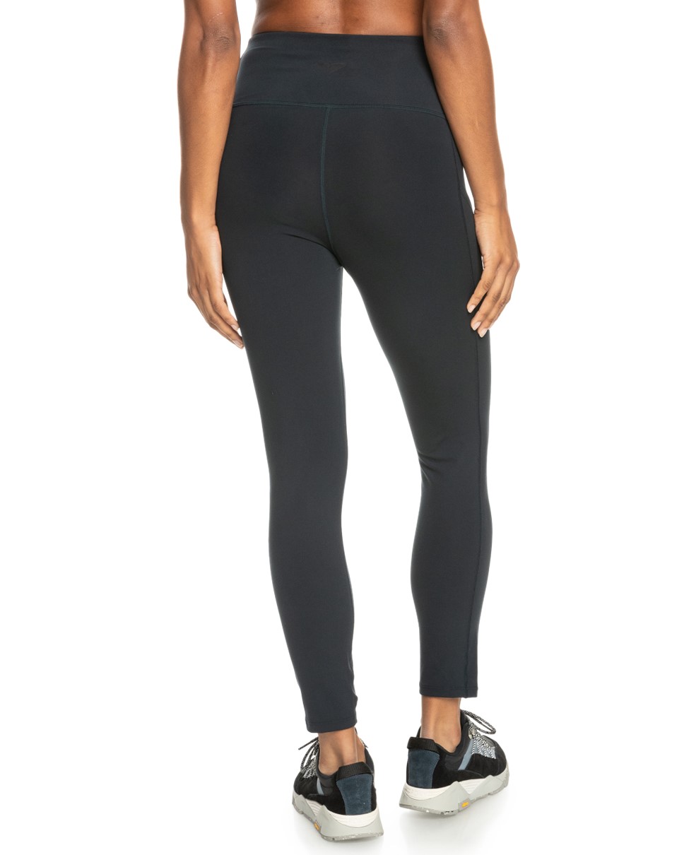 Womens Heart Into It Ankle Sport Leggings-Black