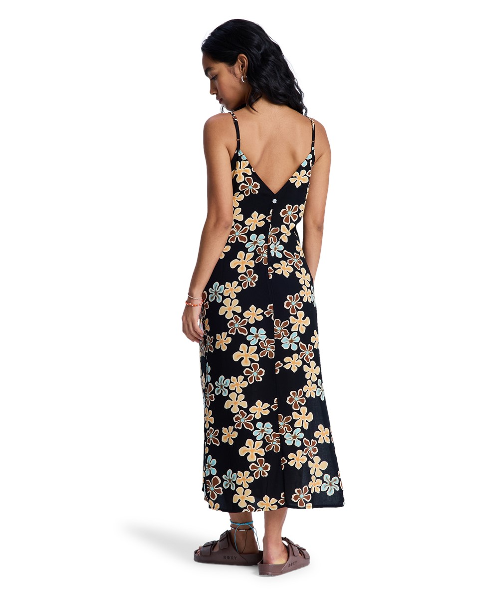 Womens Retro Aloha Stay Sunny Slip Dress