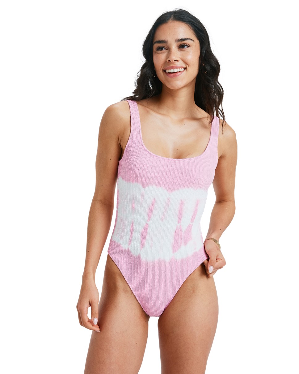 Womens Ocean Bloom Sunrise One-Piece Swimsuit
