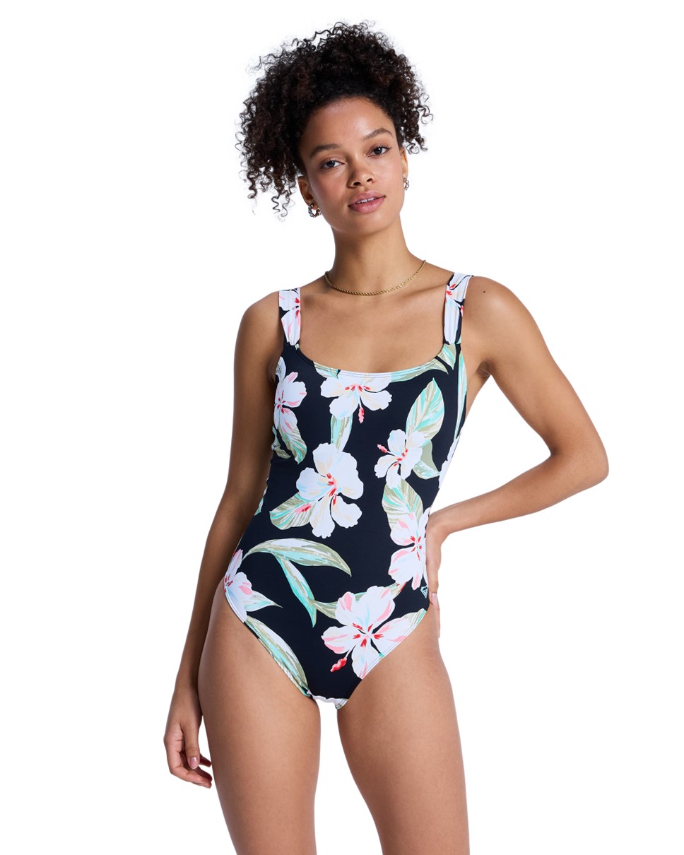 Womens On The Beach Printed Essentials One-Piece Swimsuit