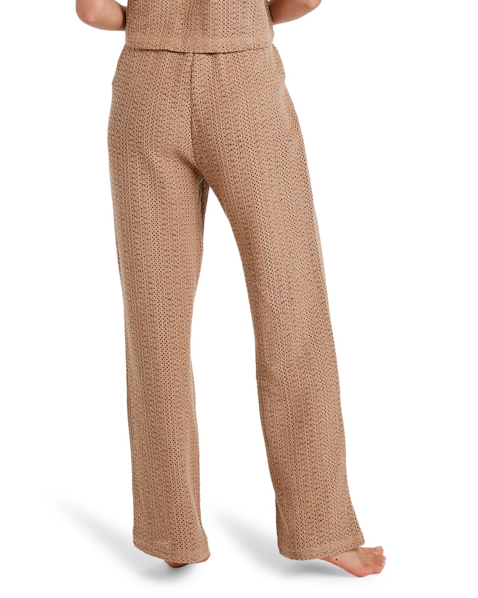 Womens Ocean Bloom Mood Moving Today Crochet Beach Pants