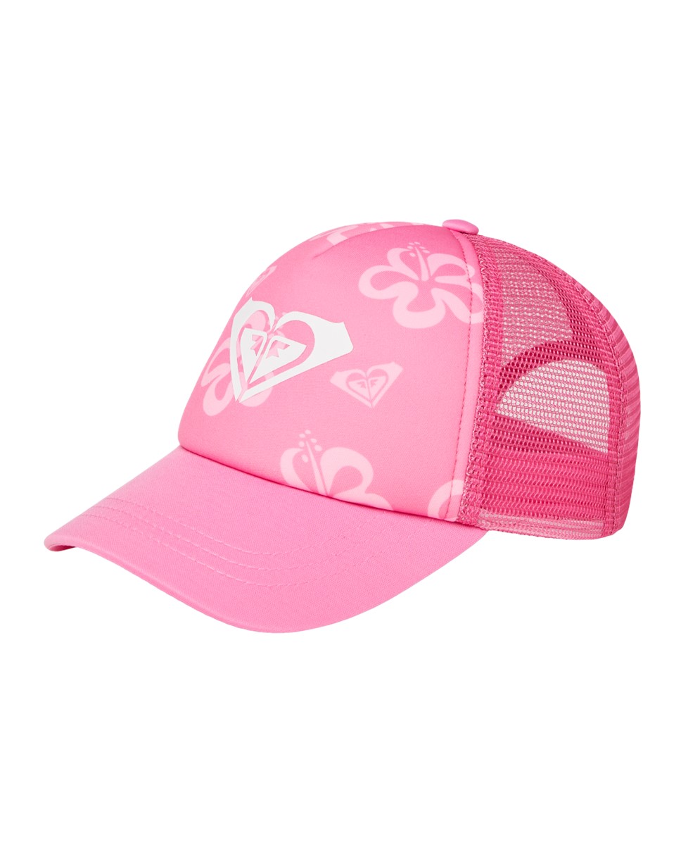Girls 2-7 Sweet Emotions  Trucker Cap-Pink