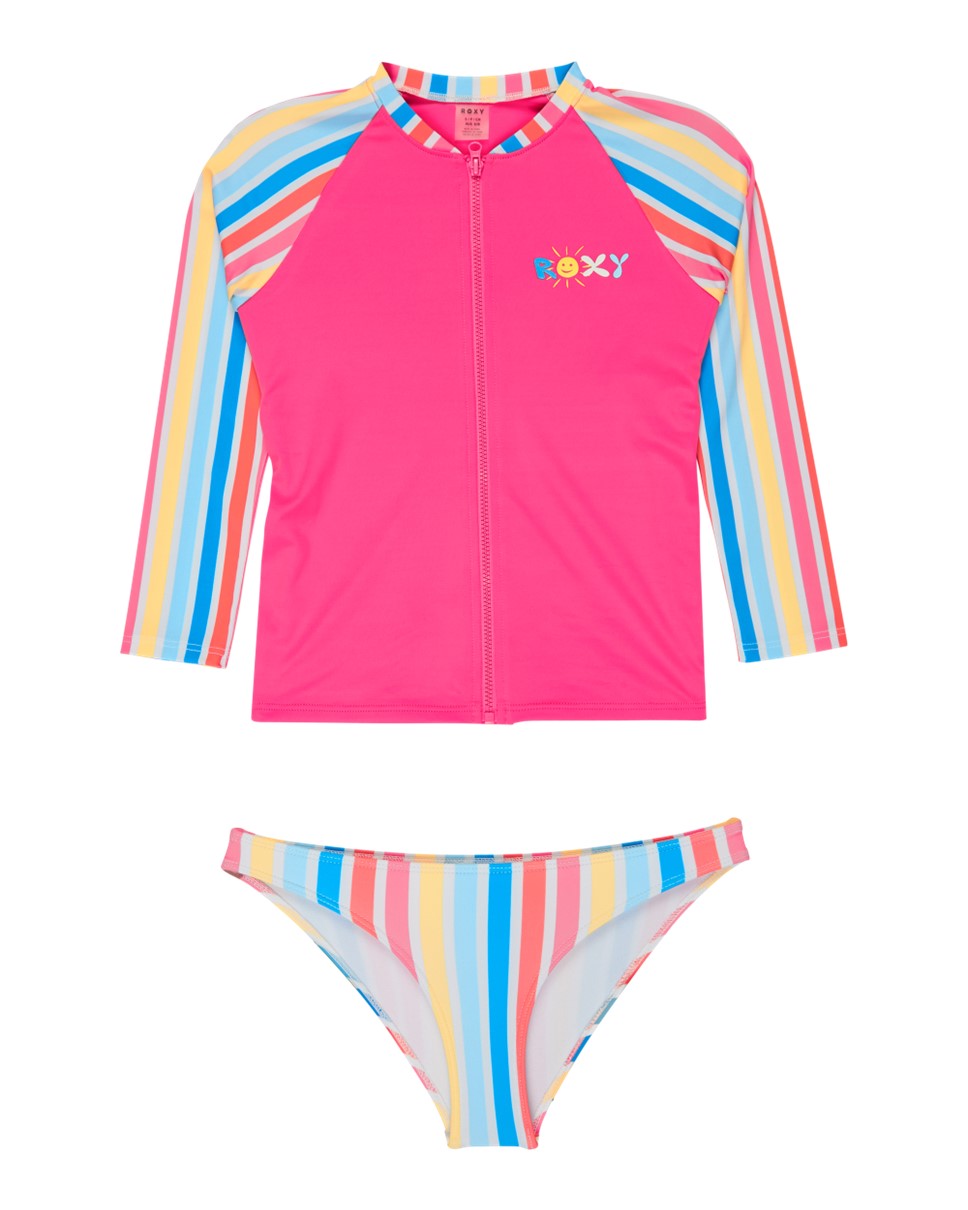 Girls 2-7 Holy Stripe Lycra Set