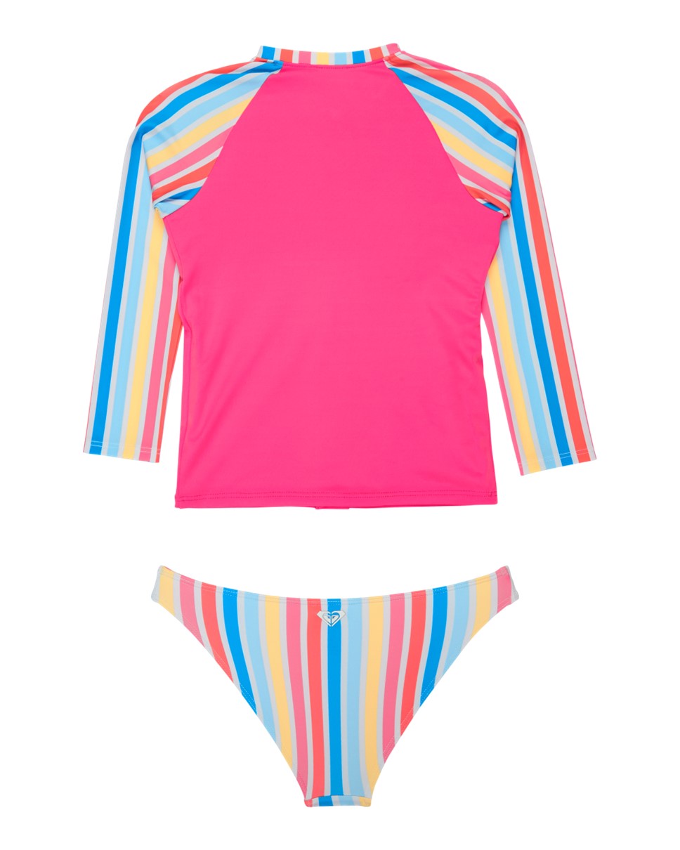 Girls 2-7 Holy Stripe Lycra Set